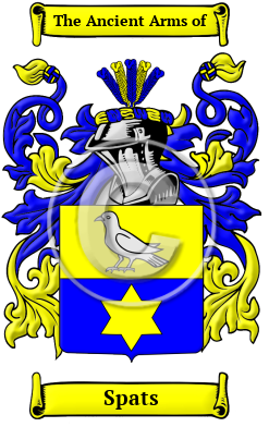 Spats Family Crest Download (JPG) Heritage Series - 600 DPI