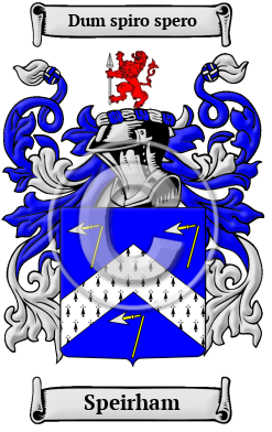 Speirham Family Crest/Coat of Arms