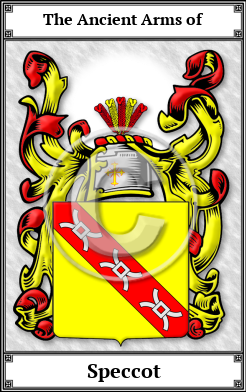 Speccot Family Crest Download (JPG)  Book Plated - 150 DPI