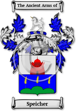Speicher Family Crest Download (jpg) Legacy Series - 150 DPI