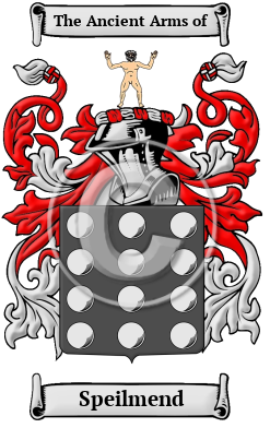 Speilmend Family Crest/Coat of Arms