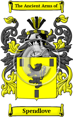 Spendlove Family Crest/Coat of Arms