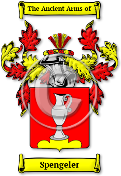 Spengeler Family Crest Download (jpg) Legacy Series - 150 DPI