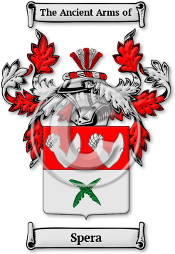 Spera Family Crest Download (JPG) Legacy Series - 600 DPI