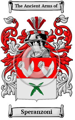 Speranzoni Family Crest/Coat of Arms