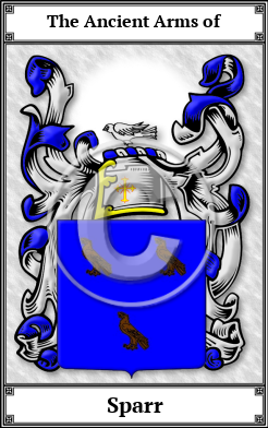 Sparr Family Crest Download (JPG)  Book Plated - 150 DPI