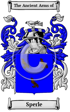 Sperle Family Crest/Coat of Arms
