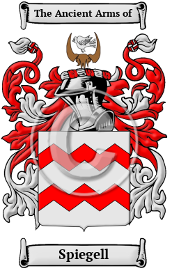 Spiegell Family Crest/Coat of Arms