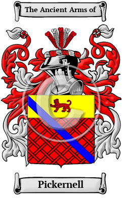 Pickernell Family Crest/Coat of Arms