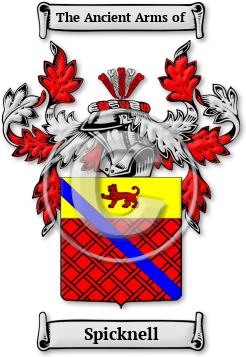 Spicknell Family Crest Download (jpg) Legacy Series - 150 DPI