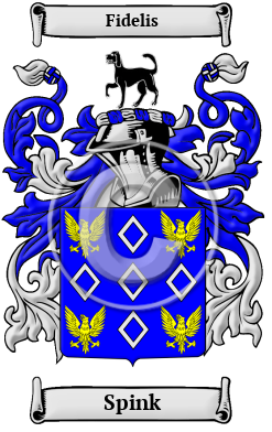 Spink Family Crest/Coat of Arms