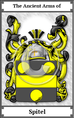 Spitel Family Crest Download (JPG)  Book Plated - 150 DPI