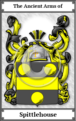 Spittlehouse Family Crest Download (JPG) Book Plated - 600 DPI