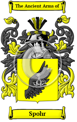 Spohr Family Crest/Coat of Arms