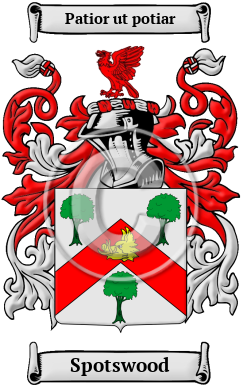 Spotswood Family Crest/Coat of Arms