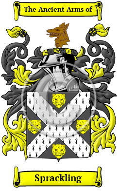 Sprackling Family Crest/Coat of Arms