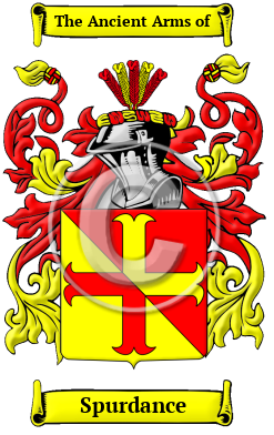 Spurdance Family Crest/Coat of Arms