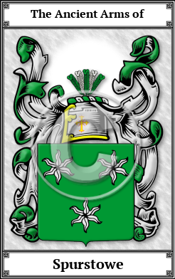 Spurstowe Family Crest Download (JPG) Book Plated - 600 DPI