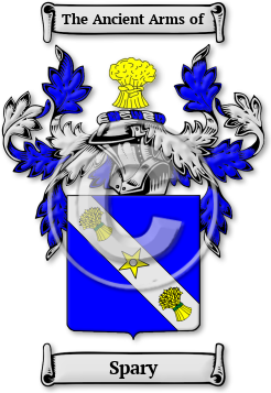 Spary Family Crest Download (jpg) Legacy Series - 150 DPI