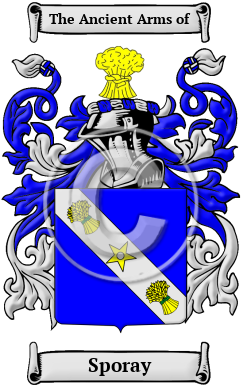 Sporay Family Crest/Coat of Arms