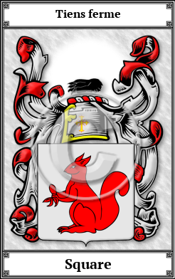 Square Family Crest Download (JPG)  Book Plated - 150 DPI