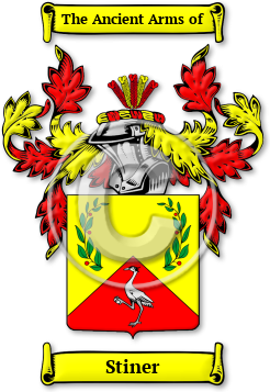 Stiner Family Crest Download (jpg) Legacy Series - 150 DPI