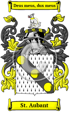 St. Aubant Family Crest Download (JPG) Heritage Series - 300 DPI