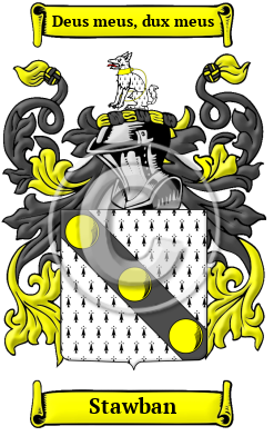 Stawban Family Crest/Coat of Arms