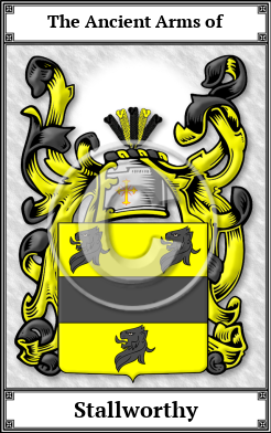 Stallworthy Family Crest Download (JPG)  Book Plated - 150 DPI