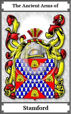 Stamford Family Crest Download (JPG)  Book Plated - 150 DPI