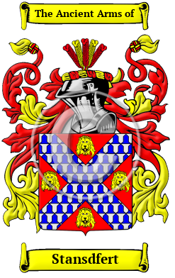 Stansdfert Family Crest/Coat of Arms