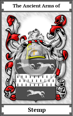 Stemp Family Crest Download (JPG)  Book Plated - 150 DPI