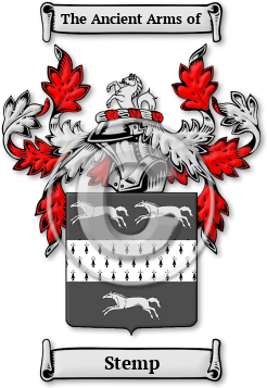 Stemp Family Crest Download (jpg) Legacy Series - 150 DPI