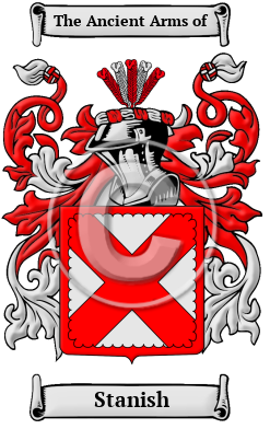 Stanish Family Crest/Coat of Arms
