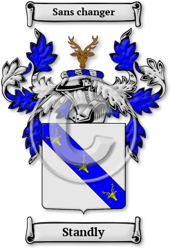Standly Family Crest Download (jpg) Legacy Series - 150 DPI