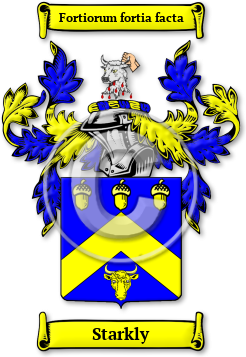 Starkly Family Crest Download (jpg) Legacy Series - 150 DPI