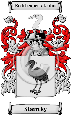Starrcky Family Crest/Coat of Arms