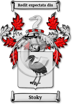 Stoky Family Crest Download (jpg) Legacy Series - 150 DPI