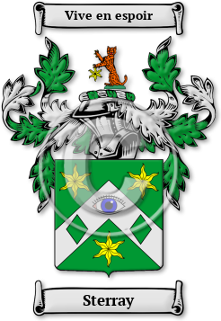 Sterray Family Crest Download (jpg) Legacy Series - 150 DPI