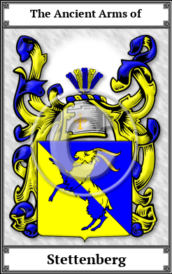 Stettenberg Family Crest Download (JPG)  Book Plated - 150 DPI