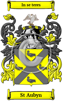 St Aubyn Family Crest Download (JPG) Heritage Series - 600 DPI