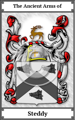 Steddy Family Crest Download (JPG) Book Plated - 600 DPI