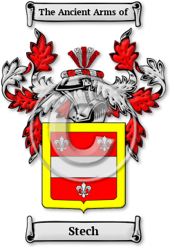 Stech Family Crest Download (jpg) Legacy Series - 150 DPI