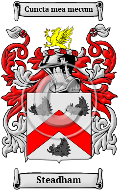 Steadham Family Crest/Coat of Arms