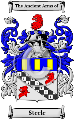 Steele Family Crest/Coat of Arms