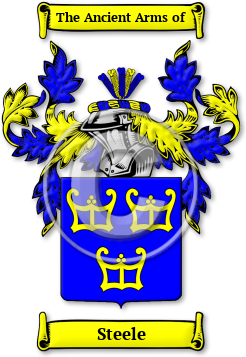 Steele Family Crest Download (jpg) Legacy Series - 150 DPI