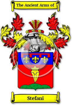 Stefani Family Crest Download (jpg) Legacy Series - 150 DPI