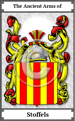 Stoffels Family Crest Download (JPG)  Book Plated - 150 DPI