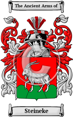 Steineke Family Crest Download (JPG) Heritage Series - 300 DPI