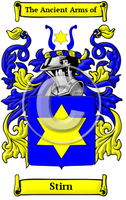 Stirn Family Crest/Coat of Arms